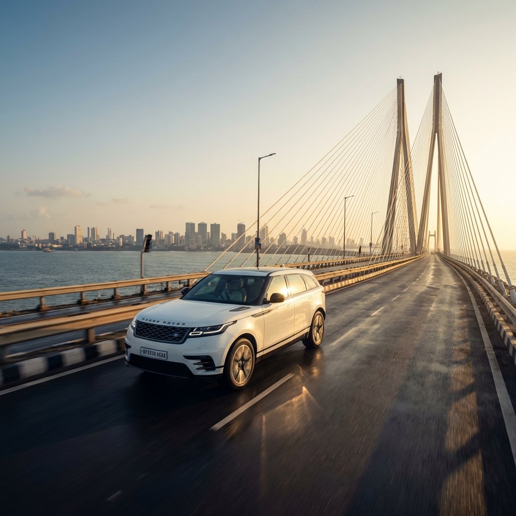 Self drive car on Sea Link Mumbai
